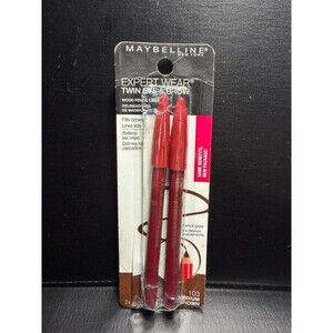 Maybelline Expert Wear Twin Brow & Eye Pencil 103 Medium Brown 2‑Pack